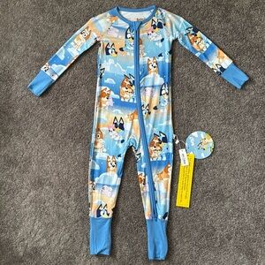 Little Sleepies Bluey Zippy 12-18 months